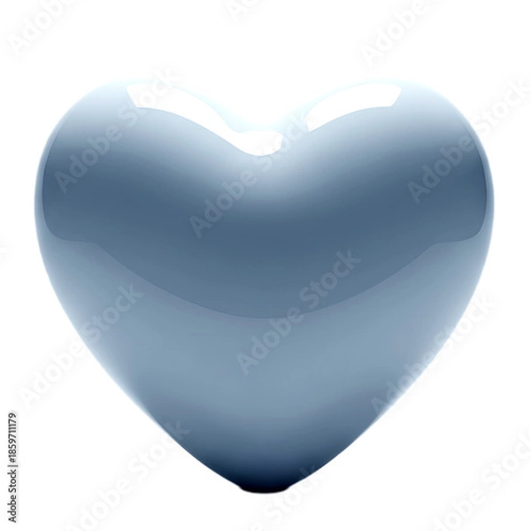 Obraz Blue heart shape