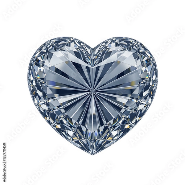 Obraz Heart shaped diamond
