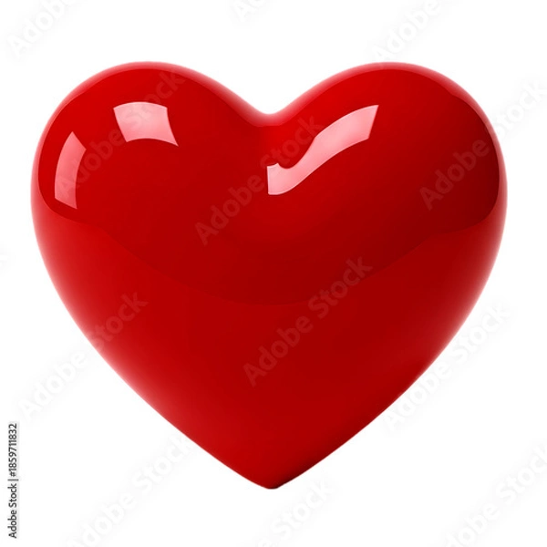 Obraz Vibrant red heart