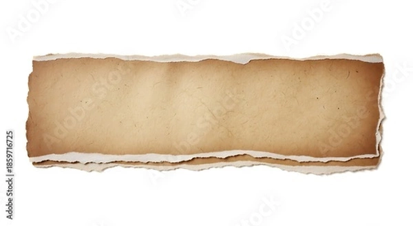 Obraz Torn brown paper background