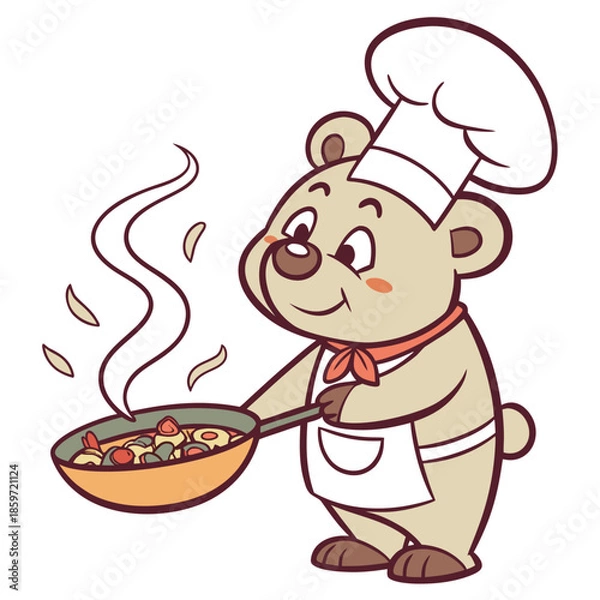 Obraz Chef Bear Master Cook 1