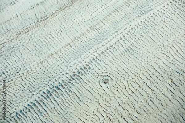 Obraz Repeating pattern in the sand along an Atlantic beach.