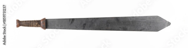 Obraz Spartan sword isolated on white background