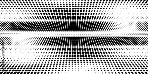 Obraz Grunge halftone gradient background. illustration