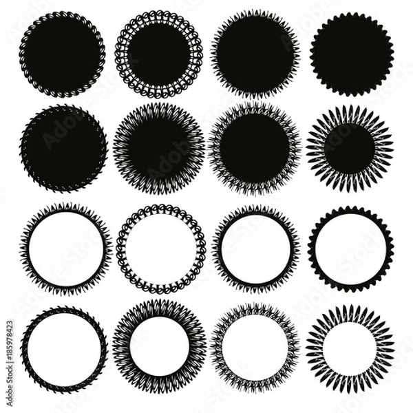 Fototapeta Set of Vector Badge templates.