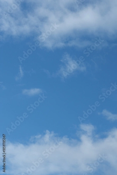 Obraz blue sky with clouds