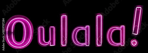 Obraz Oulala! néons roses