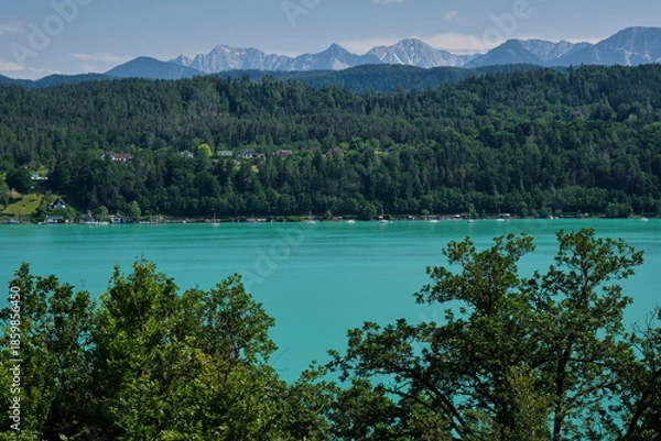 Obraz turquoise alpine lake