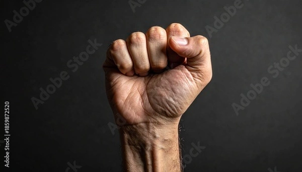 Obraz 握りこぶし