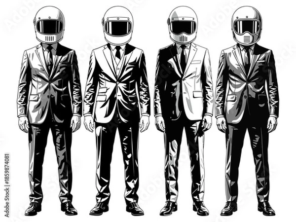 Obraz Suit and Helmet Vector