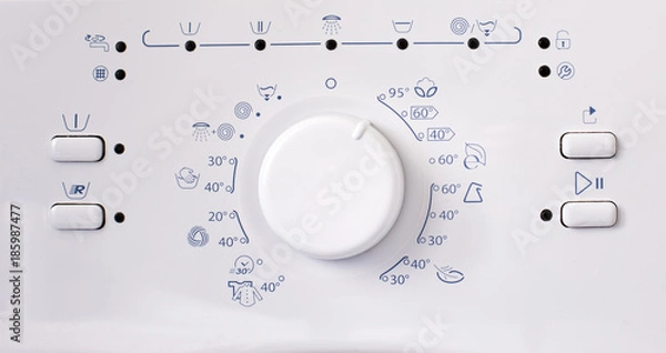 Fototapeta Washing machine control panel