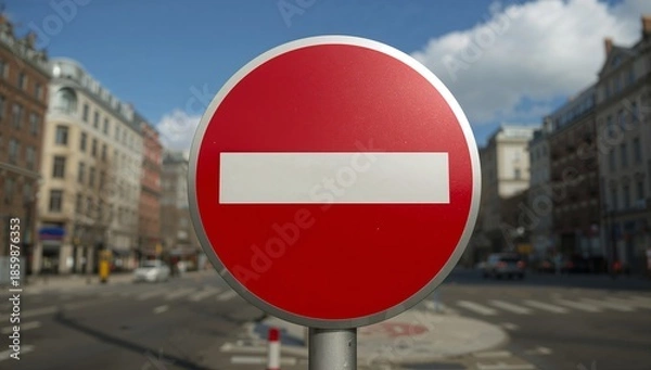 Obraz Do Not Enter Street Sign
