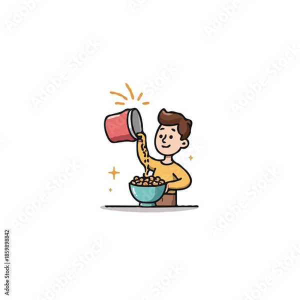 Fototapeta flat icon illustration color 6