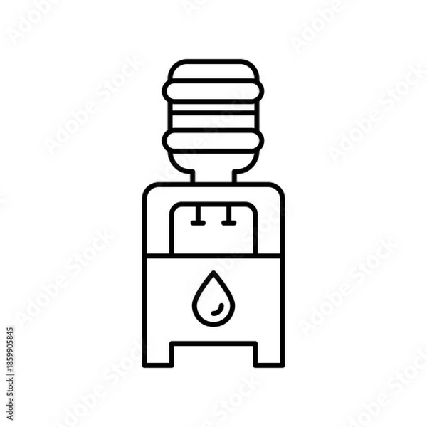 Obraz Dispenser vector design illustration icon