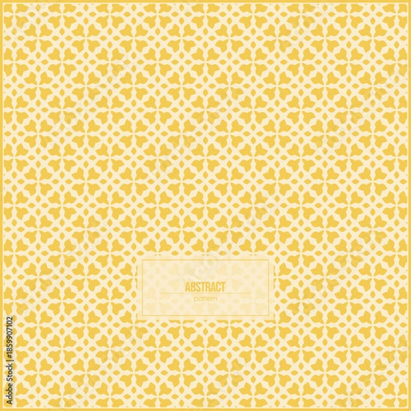 Obraz abstract pattern with unique yellow vintage style