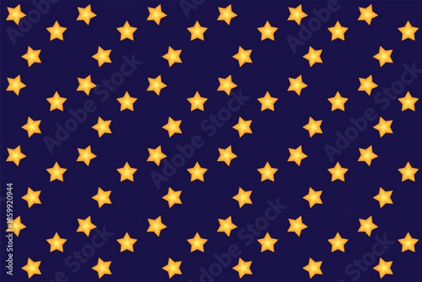 Obraz Star Shape Background Pattern EPS Vector