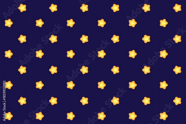 Obraz Star Shape Background Pattern EPS Vector
