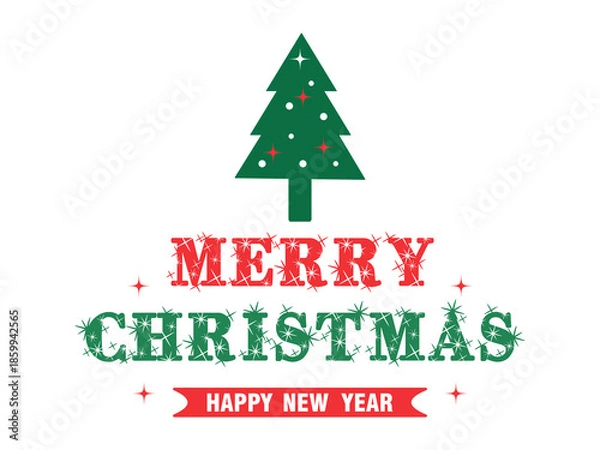 Obraz Merry Christmas Vectors