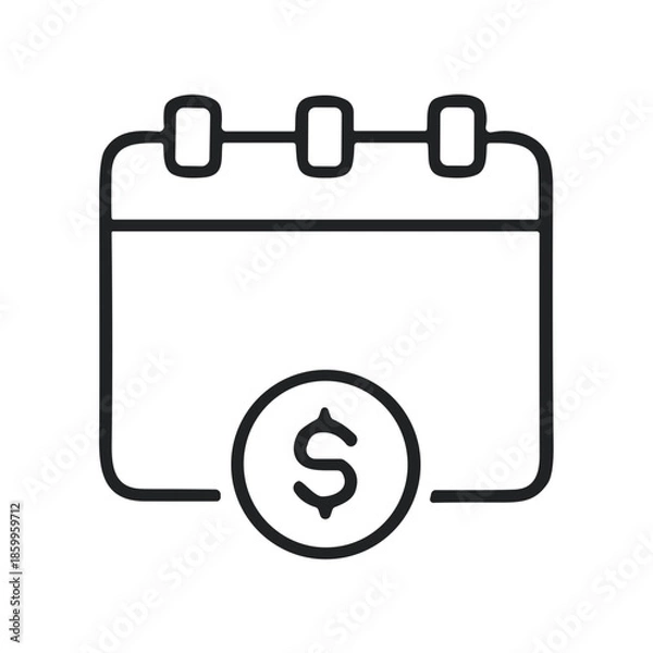 Obraz vector calendar icon