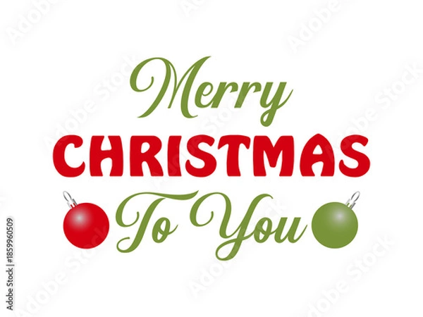 Obraz Merry Christmas Vectors