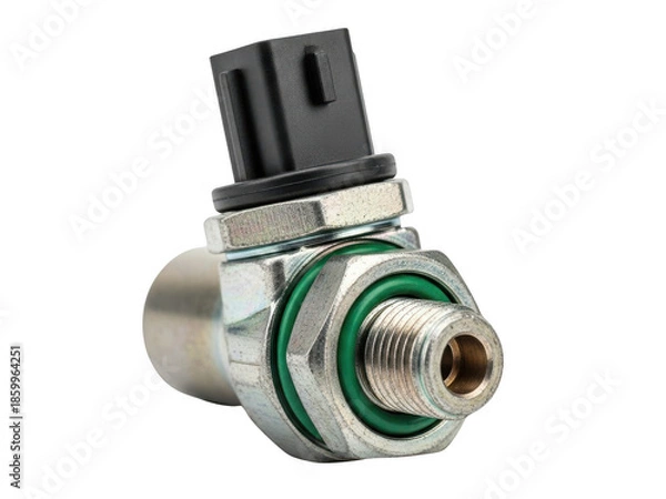 Obraz Car air conditioning system pressure switch sensor isolated on transparent background