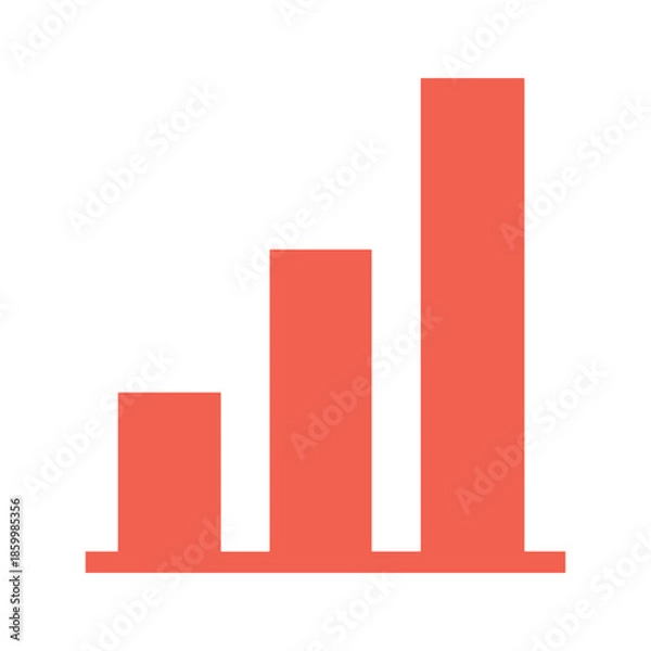 Fototapeta Vector Graph Illustration