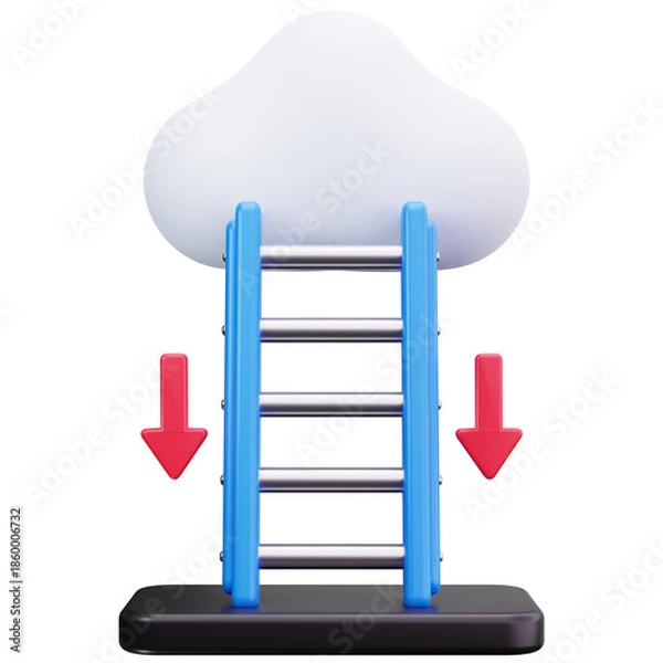 Obraz Career Risk Warning Concept