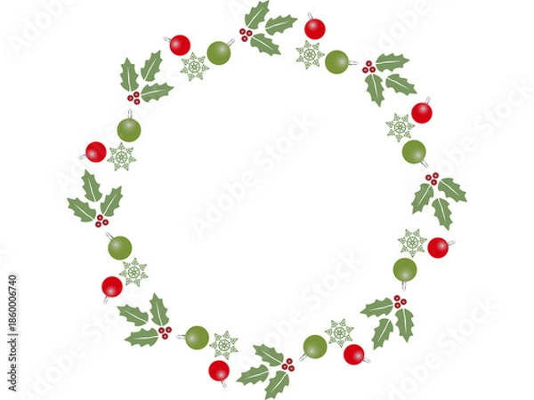 Obraz Advent wreath Christmas Vector