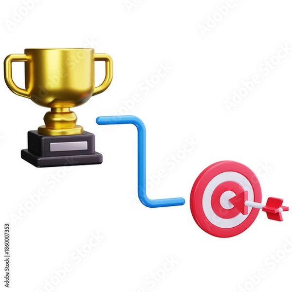 Obraz Success Path Achievement Route