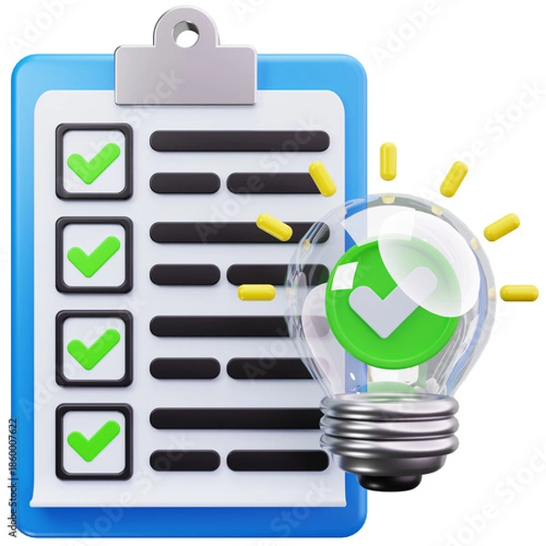 Obraz Idea Validation Checklist Process