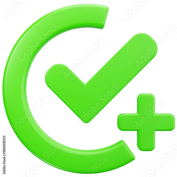 Obraz Completed Checklist Task