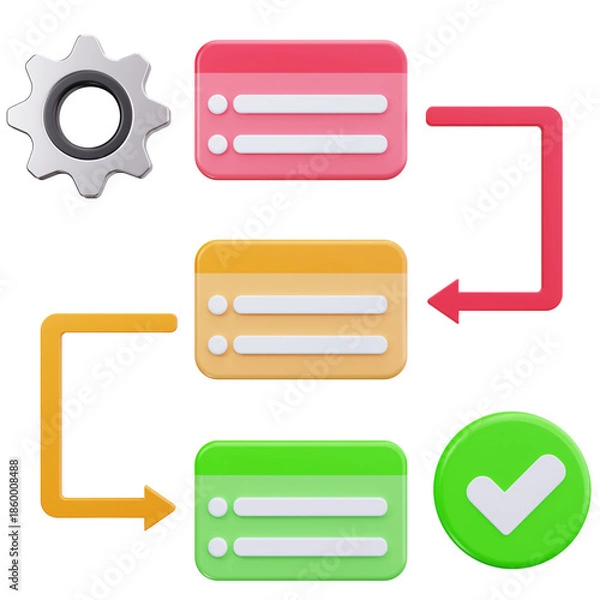 Obraz Workflow Checklist Process Flow