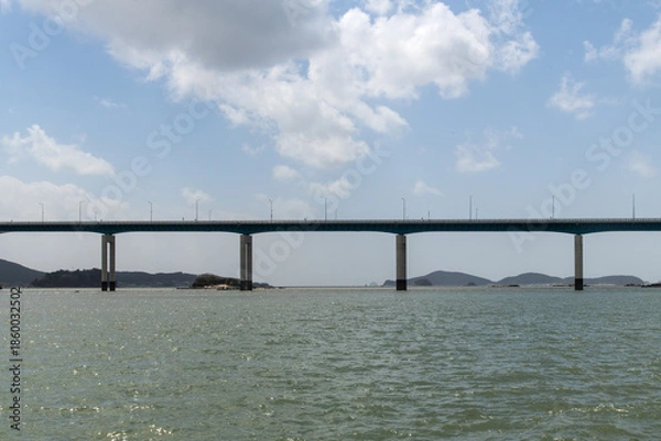 Obraz bridge on the sea