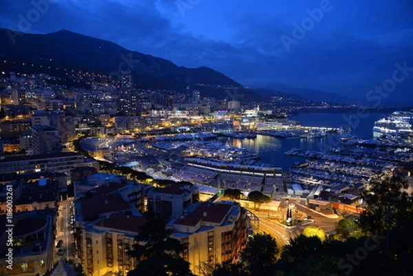 Obraz モナコ夜景