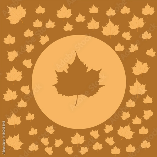 Obraz Simple terminalia leaves background 