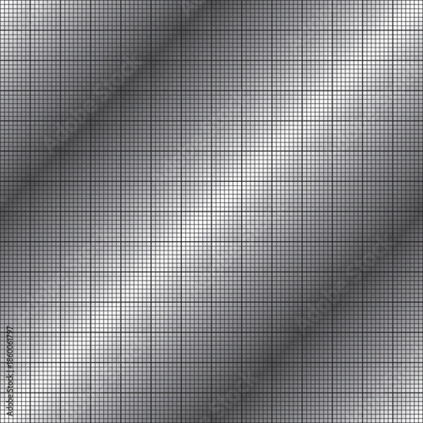 Obraz black and white square mosaic seamless pattern vector illustration