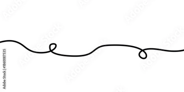 Obraz Abstract vector background with grey wavy lines