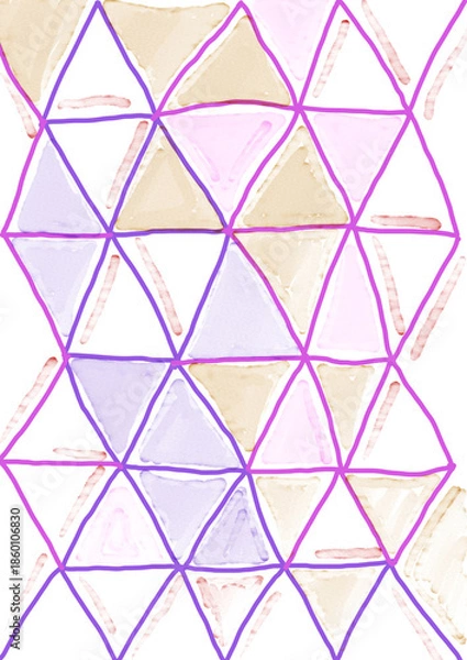 Obraz seamless geometric pattern