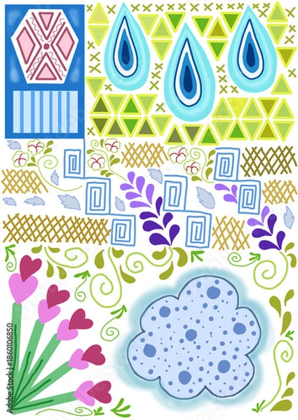 Obraz set of vector elements for design