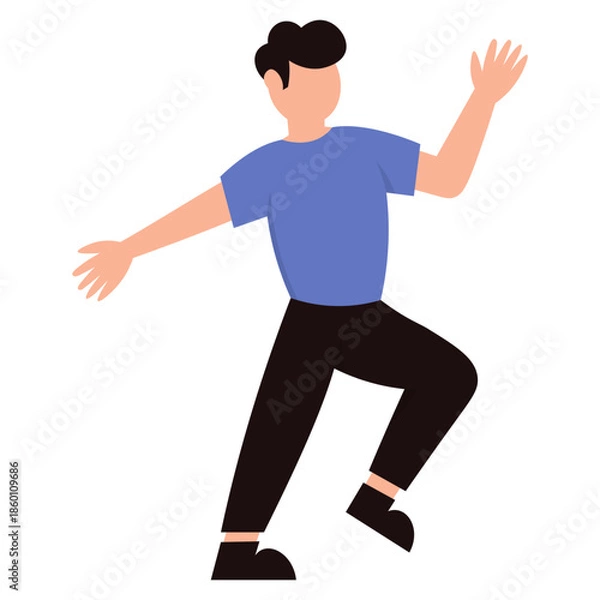 Obraz Dance Person Illustration