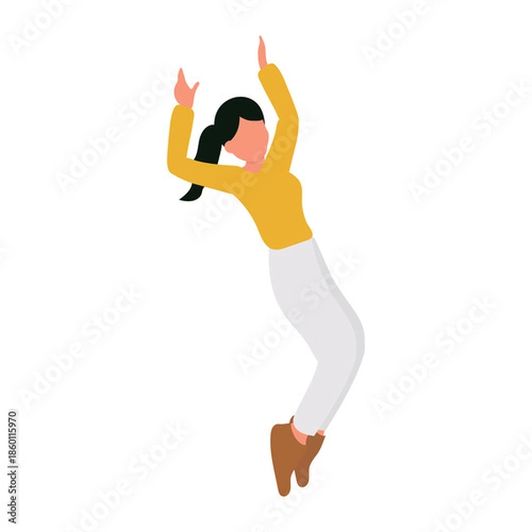 Obraz Dance Person Illustration