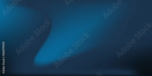 Obraz Dark Blue Grainy Gradient Texture Background
