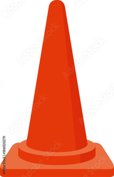 Fototapeta 三角コーンのアイコン