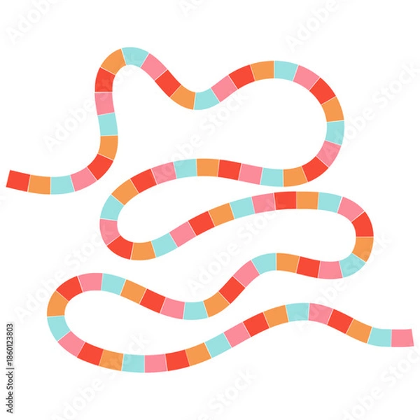 Obraz Simple Board Game Path