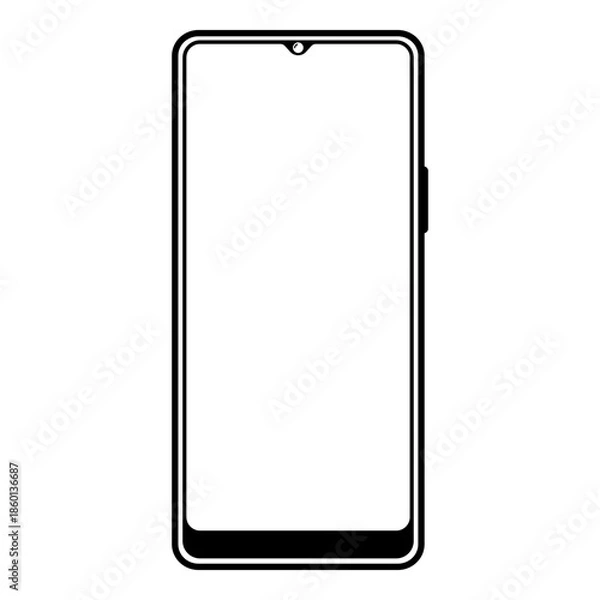 Obraz mobile phone vector