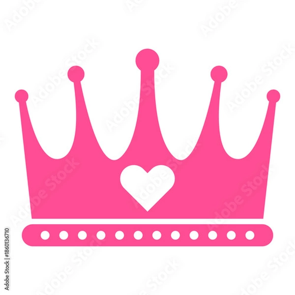 Obraz princess crown vector