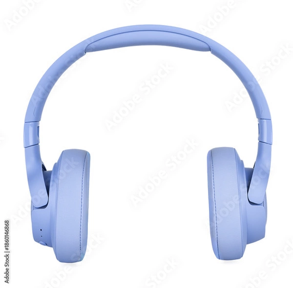 Obraz Blue wireless headphones