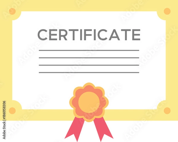 Obraz Diploma Certificate