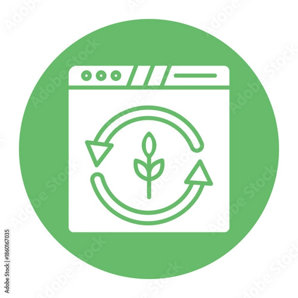 Obraz Continuous Updating Icon