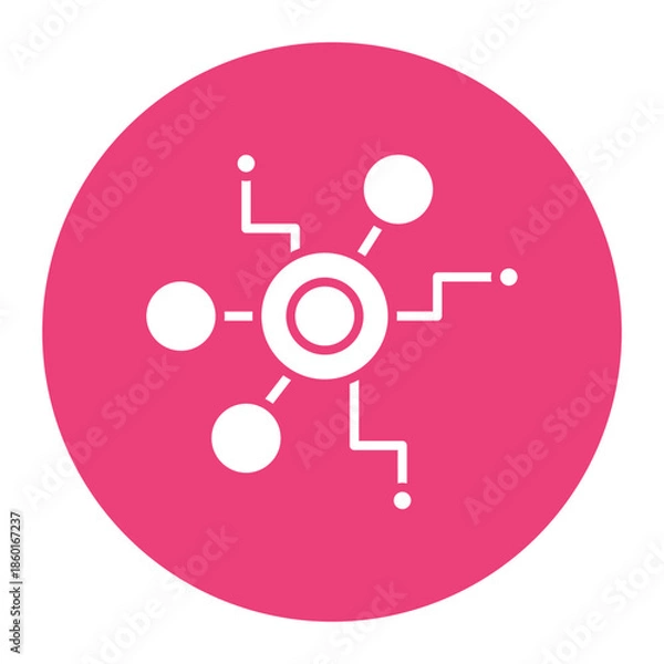 Obraz Molecular Structure Icon